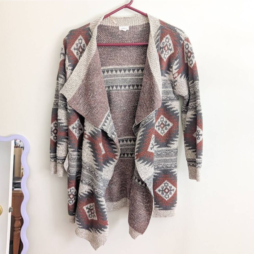 Debut Oversized Southwestern Cardigan Sweater